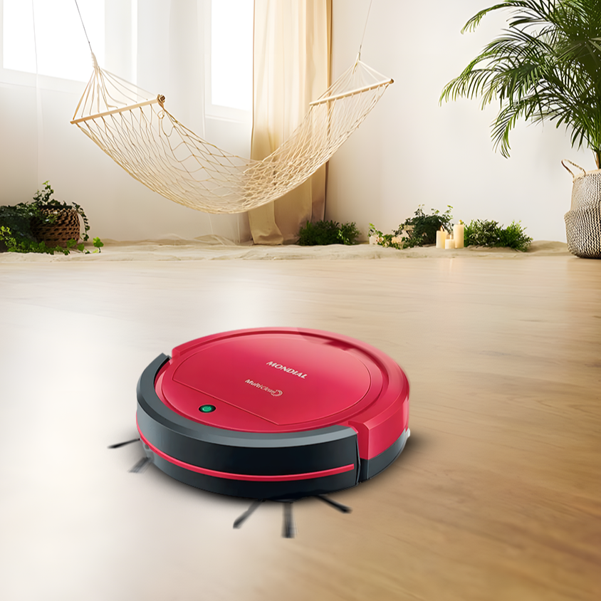 Aspirador De Po Robô Multi Clean Mondial Rb-09 Bivolt 30w Aspirador De Po Robô Multi Clean Mondial Rb-09 Bivolt 30w